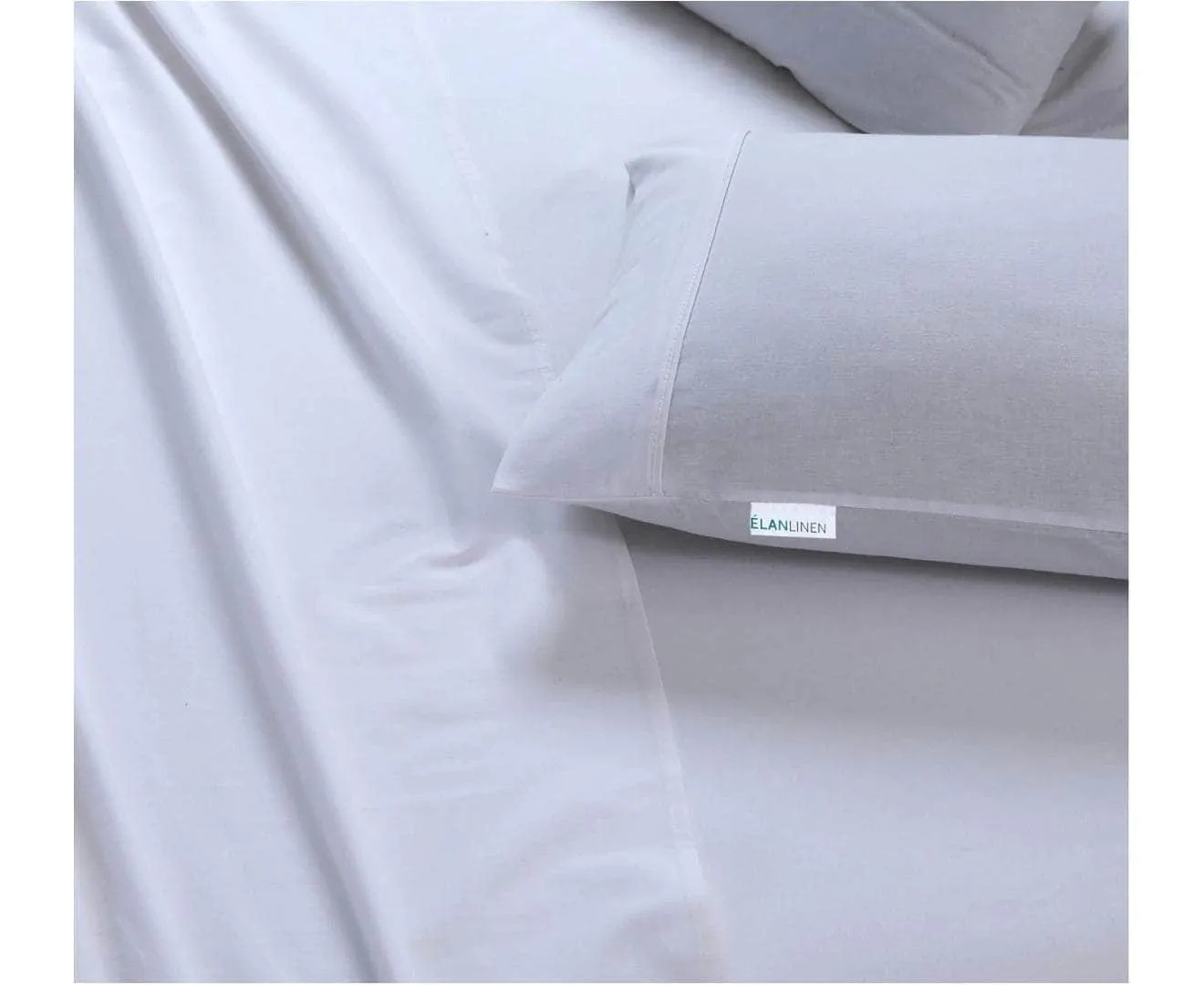 100% Egyptian Cotton Vintage Washed 500TC White King Bed Sheets Set