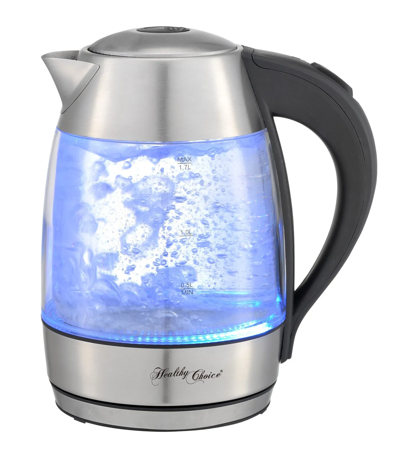 1.7 Litre Glass Kettle with 360 degrees Rotational Base