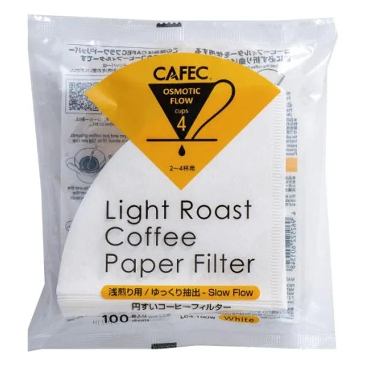 2 Cup Cafec Light Roast Filter Paper 100 pack