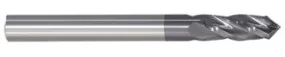 208-420250: 1/4in. Dia., 2-1/2in. Overall Length, 4-Flute, Carbide Drill Mill- SE, 90 deg, AlTiN, USA