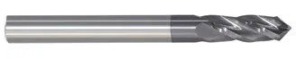 208-420250: 1/4in. Dia., 2-1/2in. Overall Length, 4-Flute, Carbide Drill Mill- SE, 90 deg, AlTiN, USA