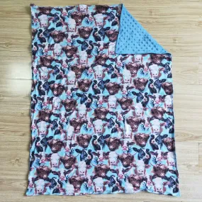 29*43 inches children cow pattern blanket