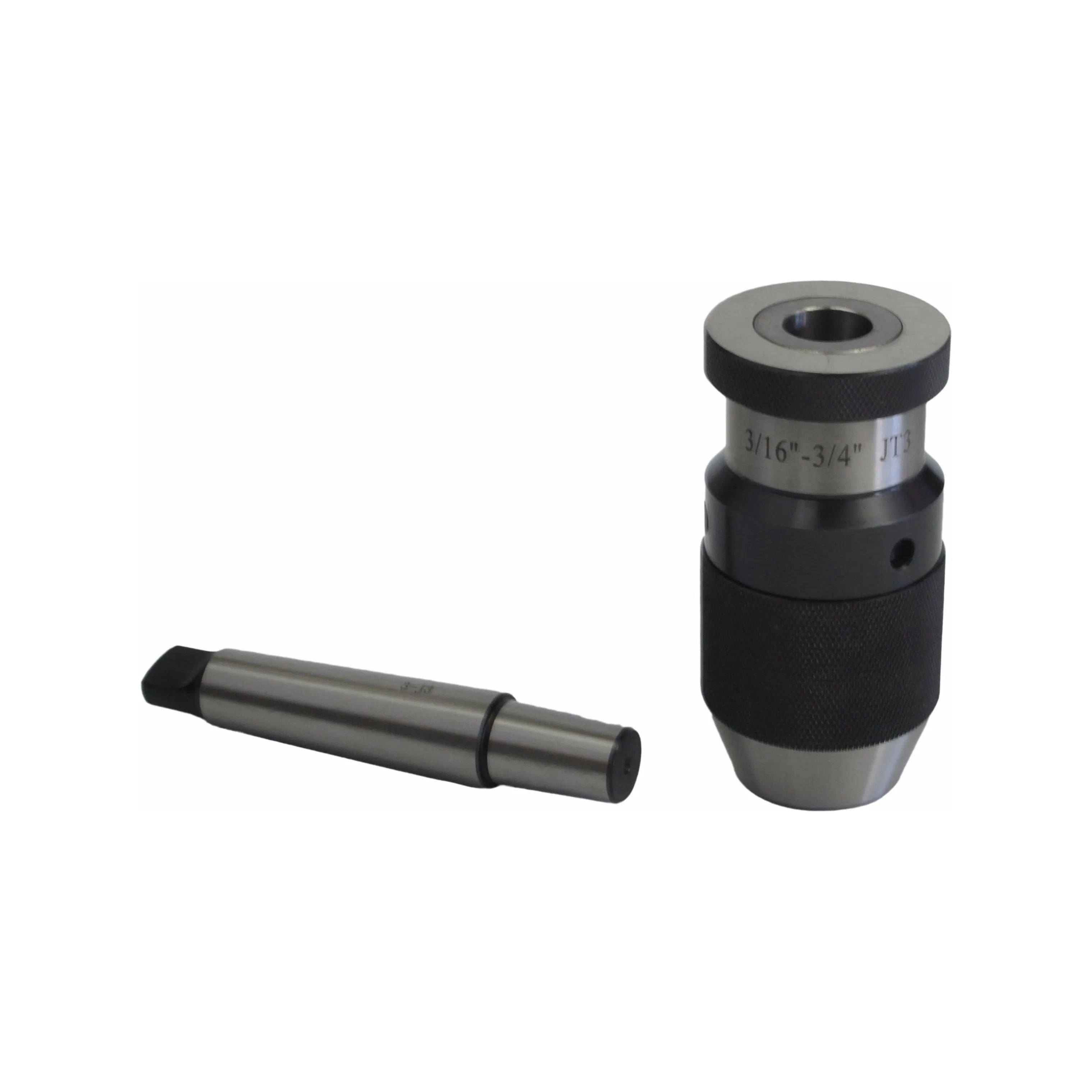 3/16"-3/4" JT3 Keyless Drill Chuck MT3 Arbor with Tang B Series