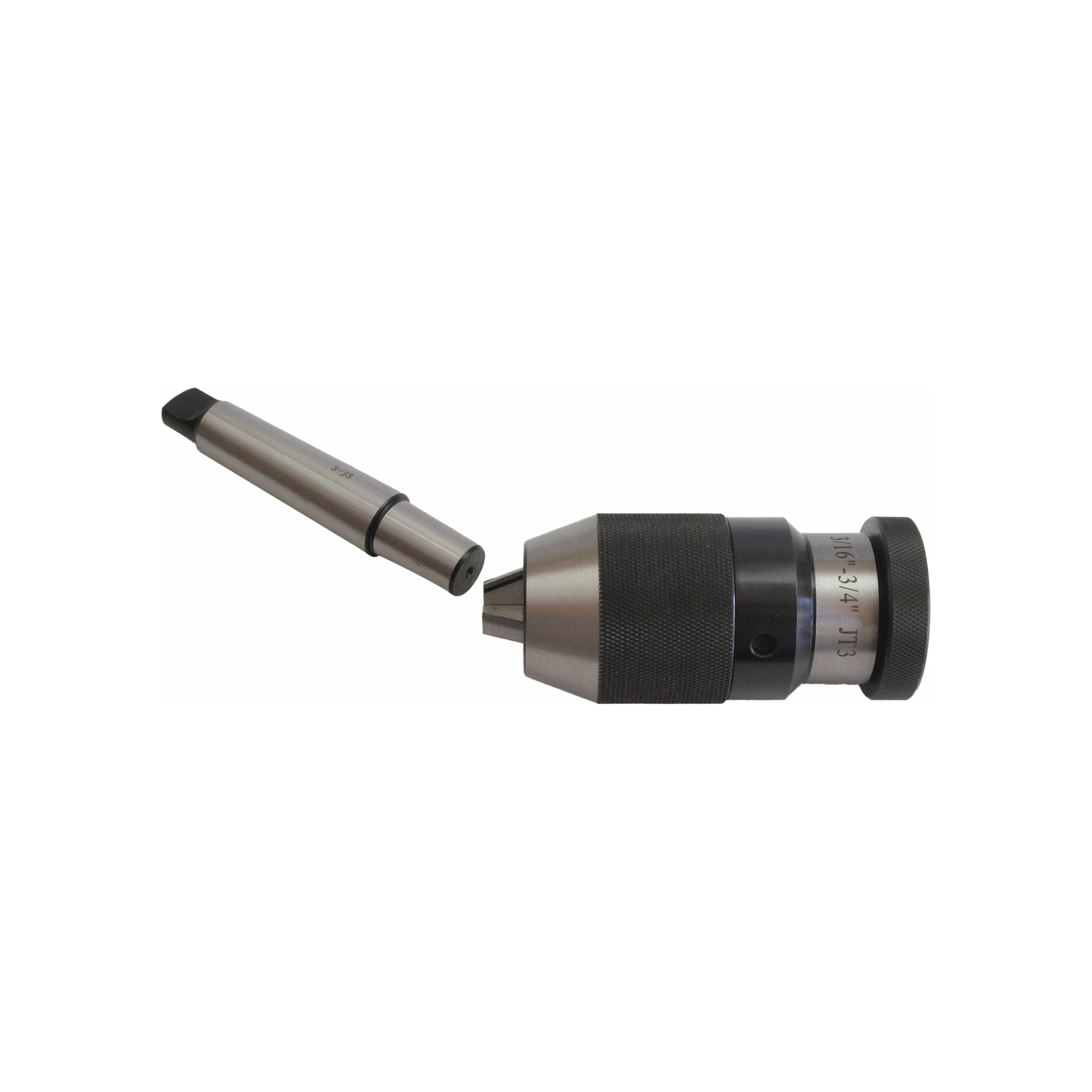 3/16"-3/4" JT3 Keyless Drill Chuck MT3 Arbor with Tang B Series