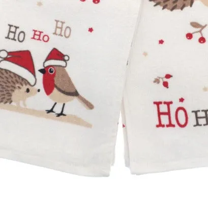 3pk Christmas Novelty Tea Towels - Forest Friends