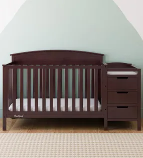 4-in-1 Convertible Baby Crib and Changer (Expresso)