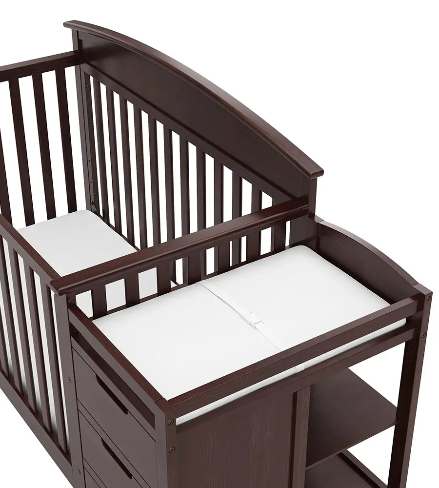 4-in-1 Convertible Baby Crib and Changer (Expresso)