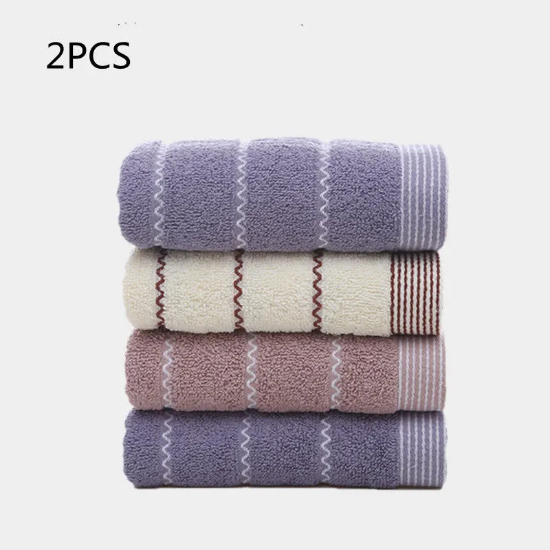 4 Packs Of Towels, Pure Cotton, Adult Face And Bath, Household