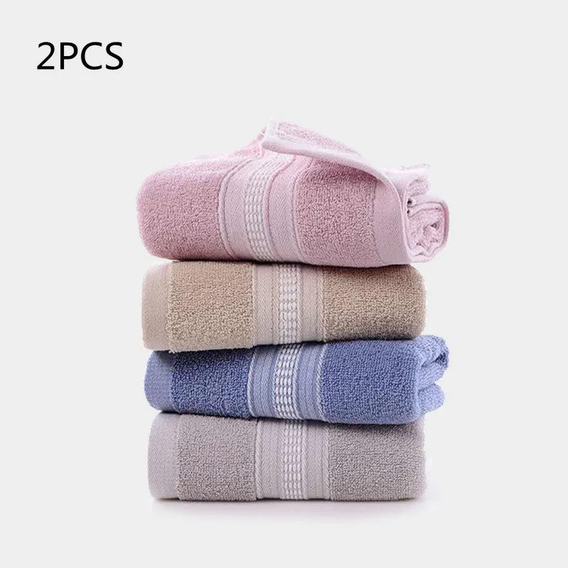 4 Packs Of Towels, Pure Cotton, Adult Face And Bath, Household