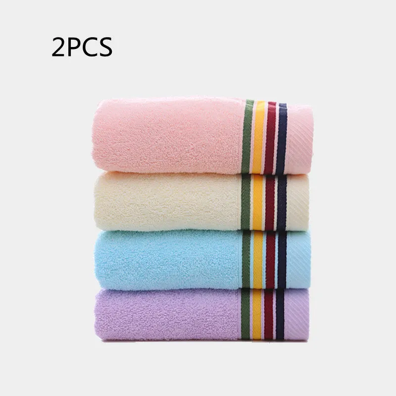 4 Packs Of Towels, Pure Cotton, Adult Face And Bath, Household