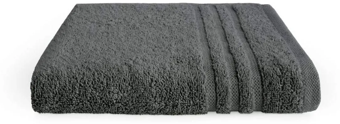 500 gsm Dark Grey Hand Towels Bulk Buy 100% Cotton Packs of 12, 48 and 72