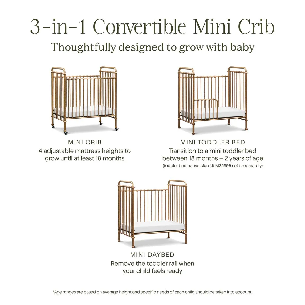 Abigail 3-in-1 Mini Crib