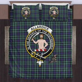 Allardice Tartan Bedding Set with Family Crest