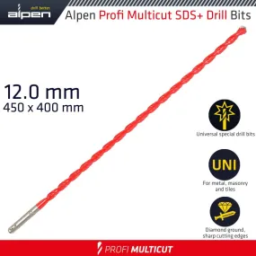 ALPEN PROFI MULTICUT SDS  SHANK PLW 12 x 450 ALP579012