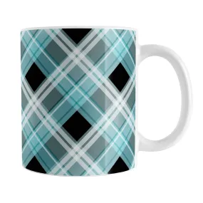 Alternative Turquoise Plaid Mug