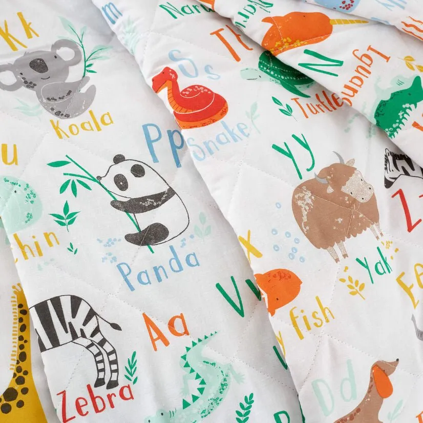 Animal Alphabet Bedding