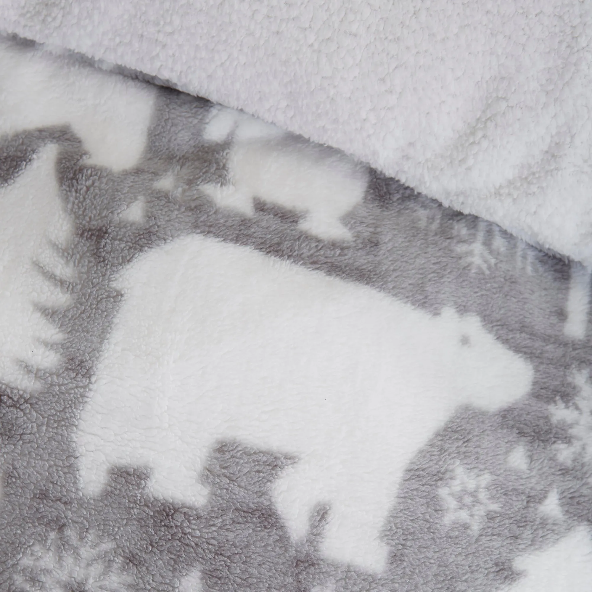 Artic Animals Duvet Cover Set by Fusion Christmas in Grey