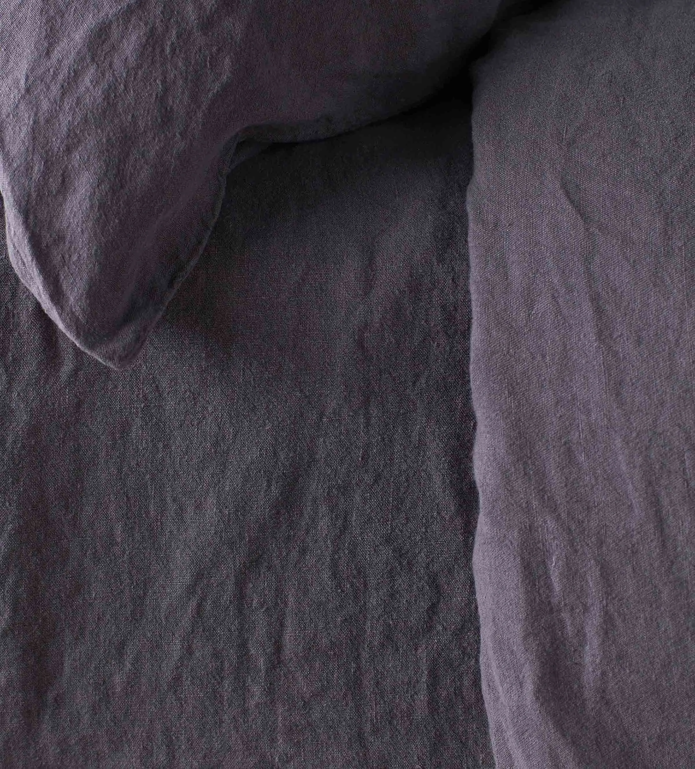 Aubergine Purple 100% Linen Bed Linen