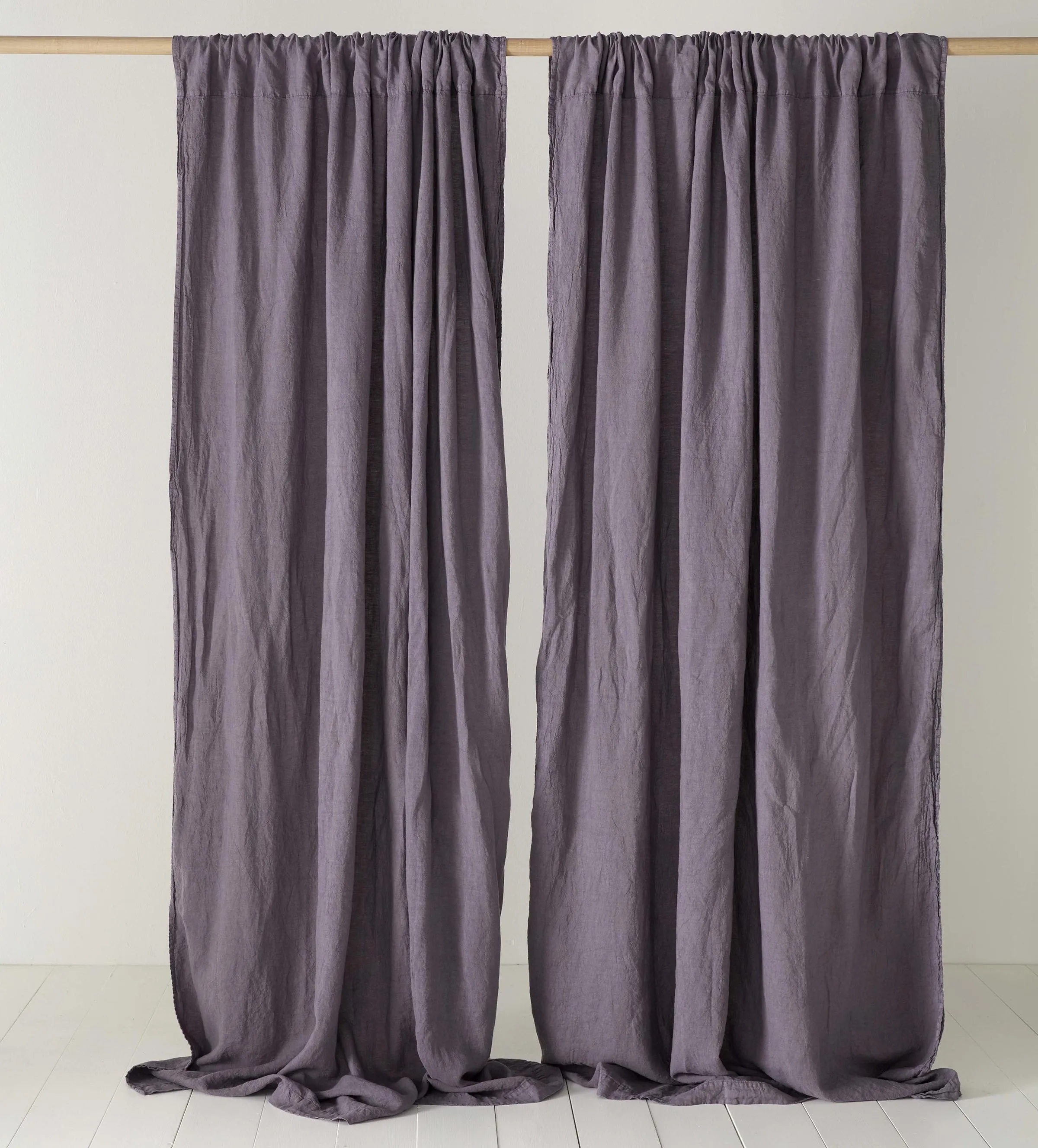 Aubergine Purple 100% Linen Bed Linen