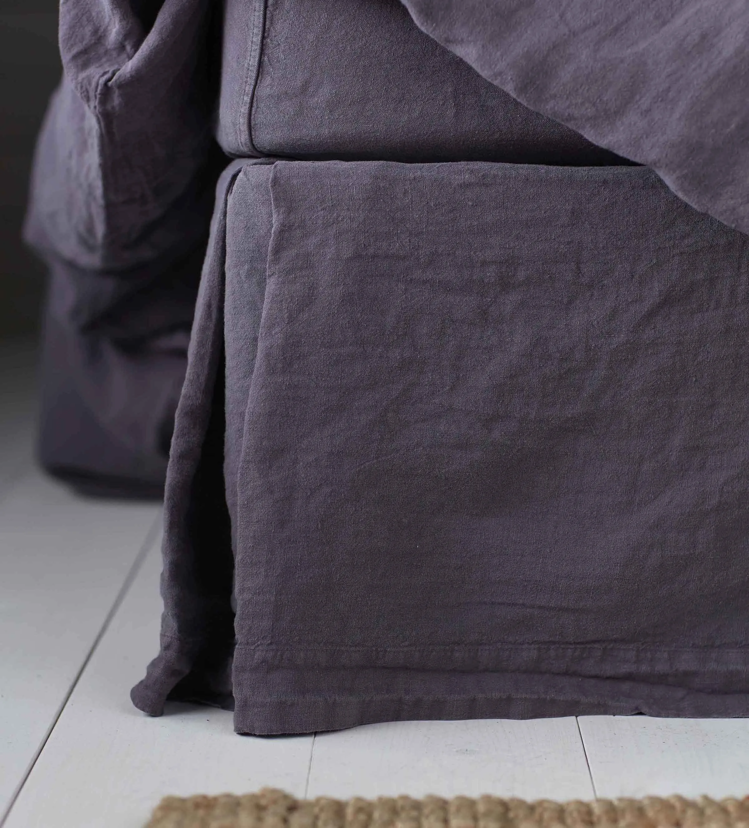 Aubergine Purple 100% Linen Bed Linen