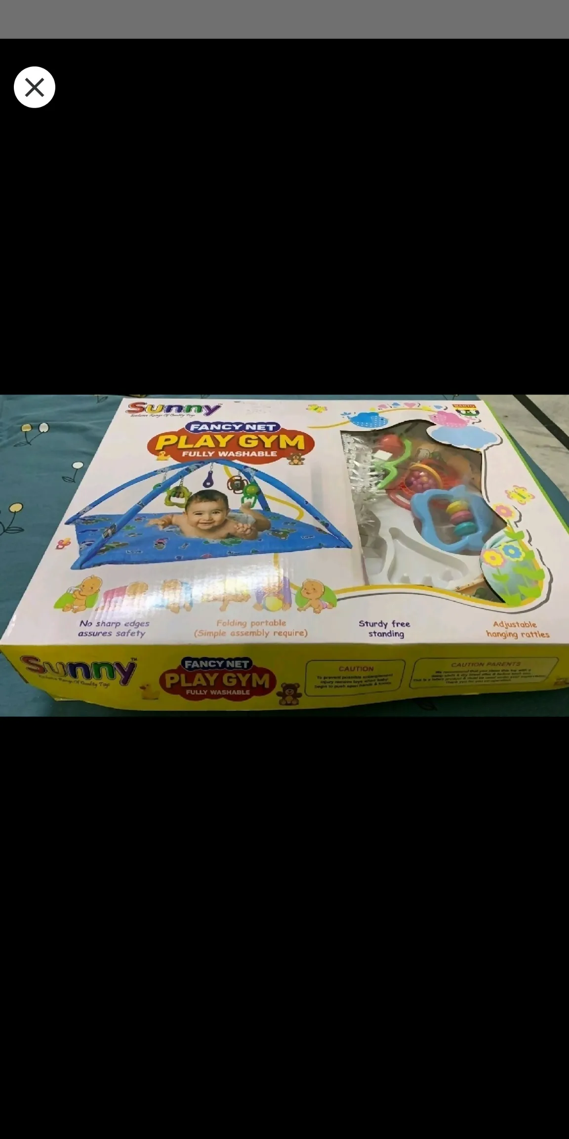 Baby Bedding Set Play Gym with fancy Mosquito net