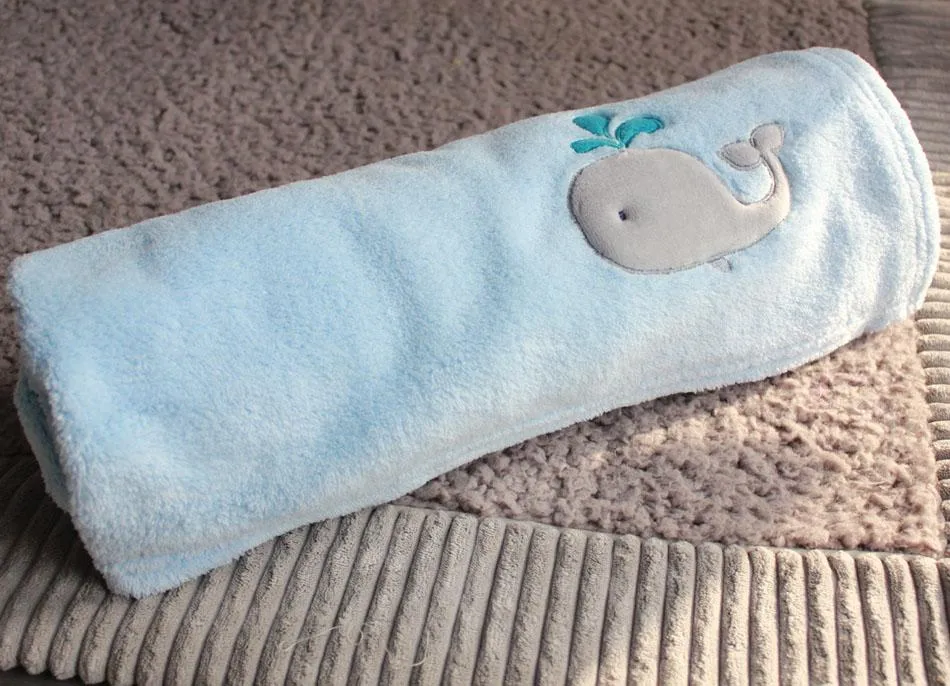 Baby Whale - Baby Blanket