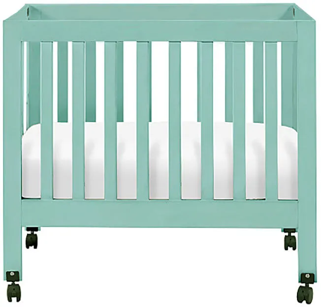 Babyletto Origami Mini Crib - Lagoon