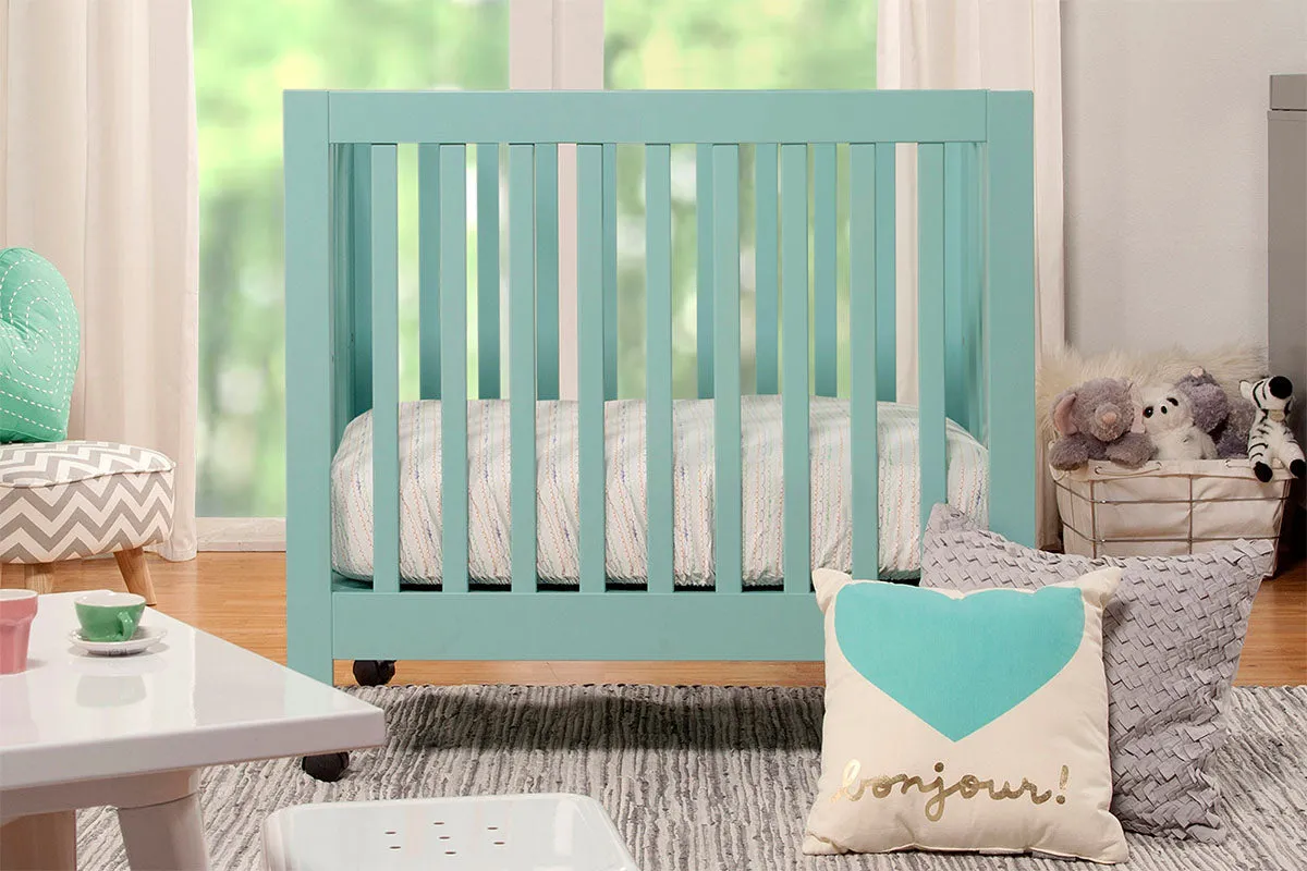 Babyletto Origami Mini Crib - Lagoon