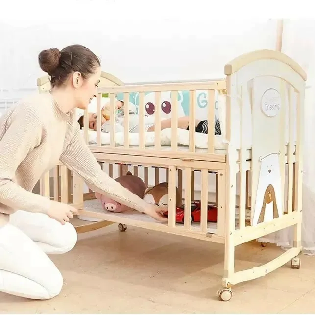 BABYTEDDY ® 12 in 1 Patented Multifunctional Baby Crib, Dimensions: 115×60×15 cm