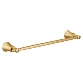 Bath Accessories Flara Brushed Gold 18" Towel Bar YB0318BG