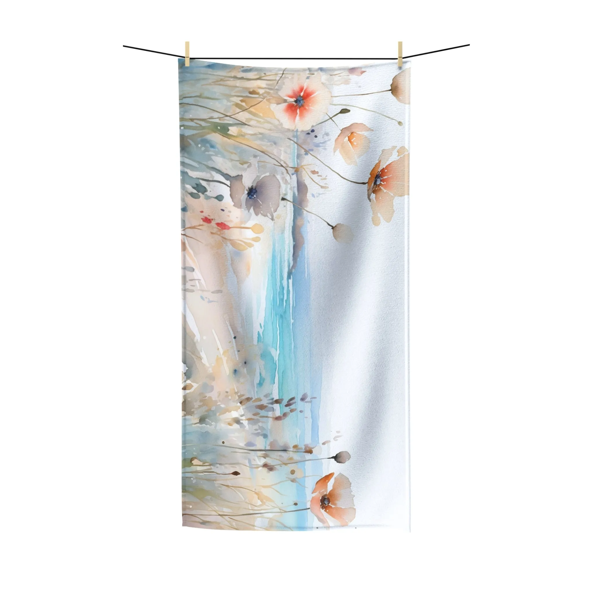 Beach Towel, Beach Scene, Polycotton Towel