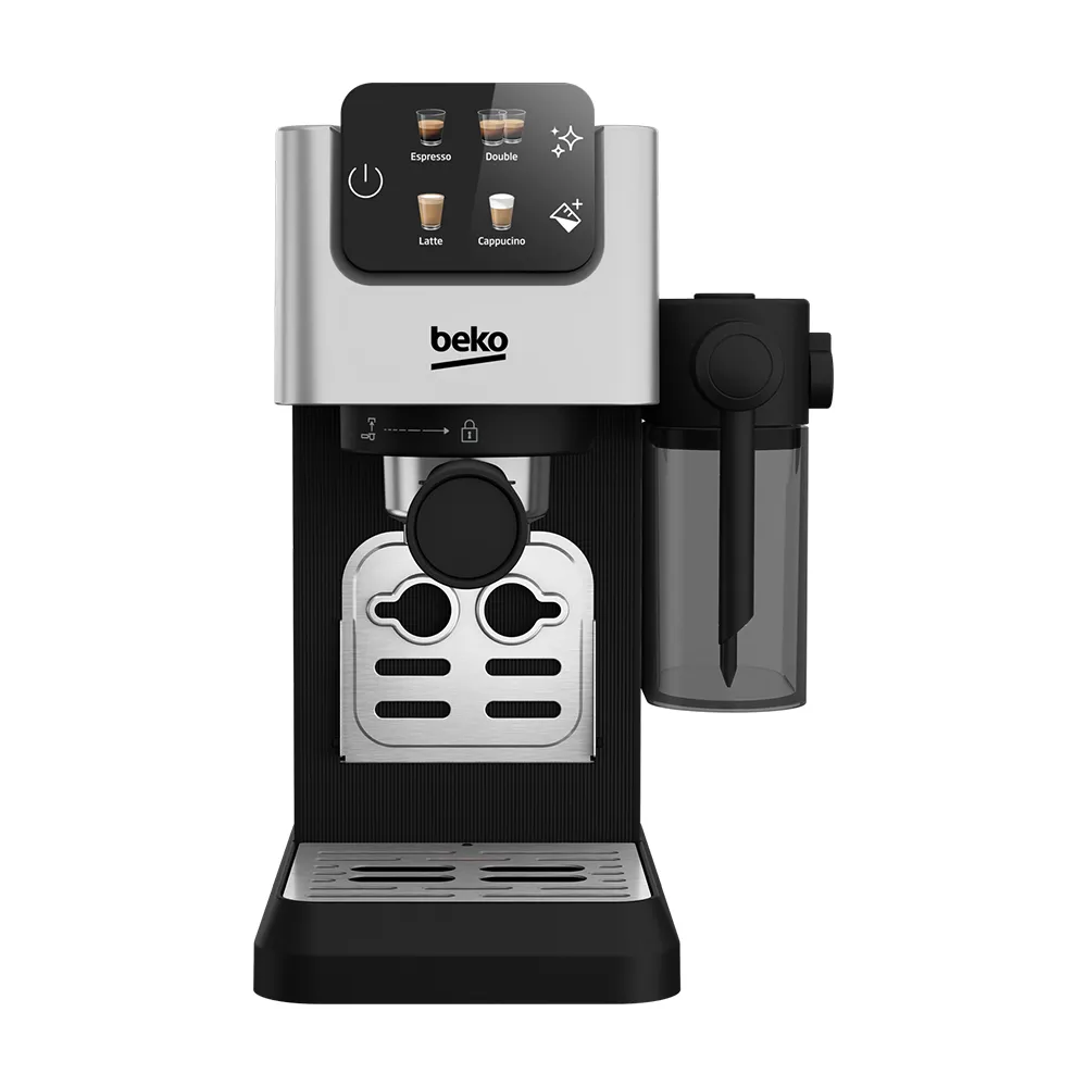 Beko CEP5304X CaffeExperto Semi Automatic Espresso Coffee Machine with Integrated Milk Jug Silver