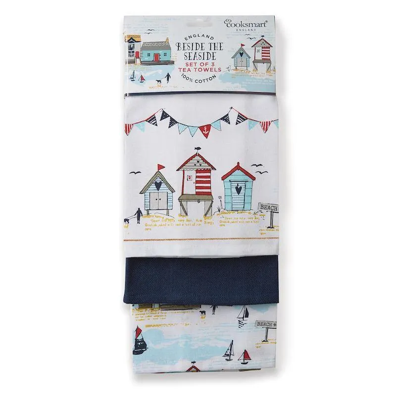 Beside The Seaside 3 Pack Tea Towels