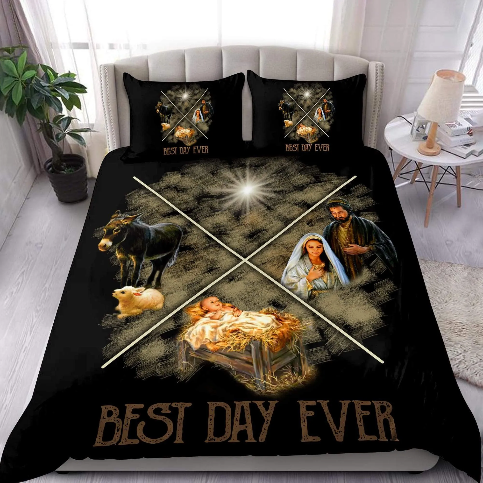 Best Day Ever Jesus Bedding Set - Christian Bedding Sets