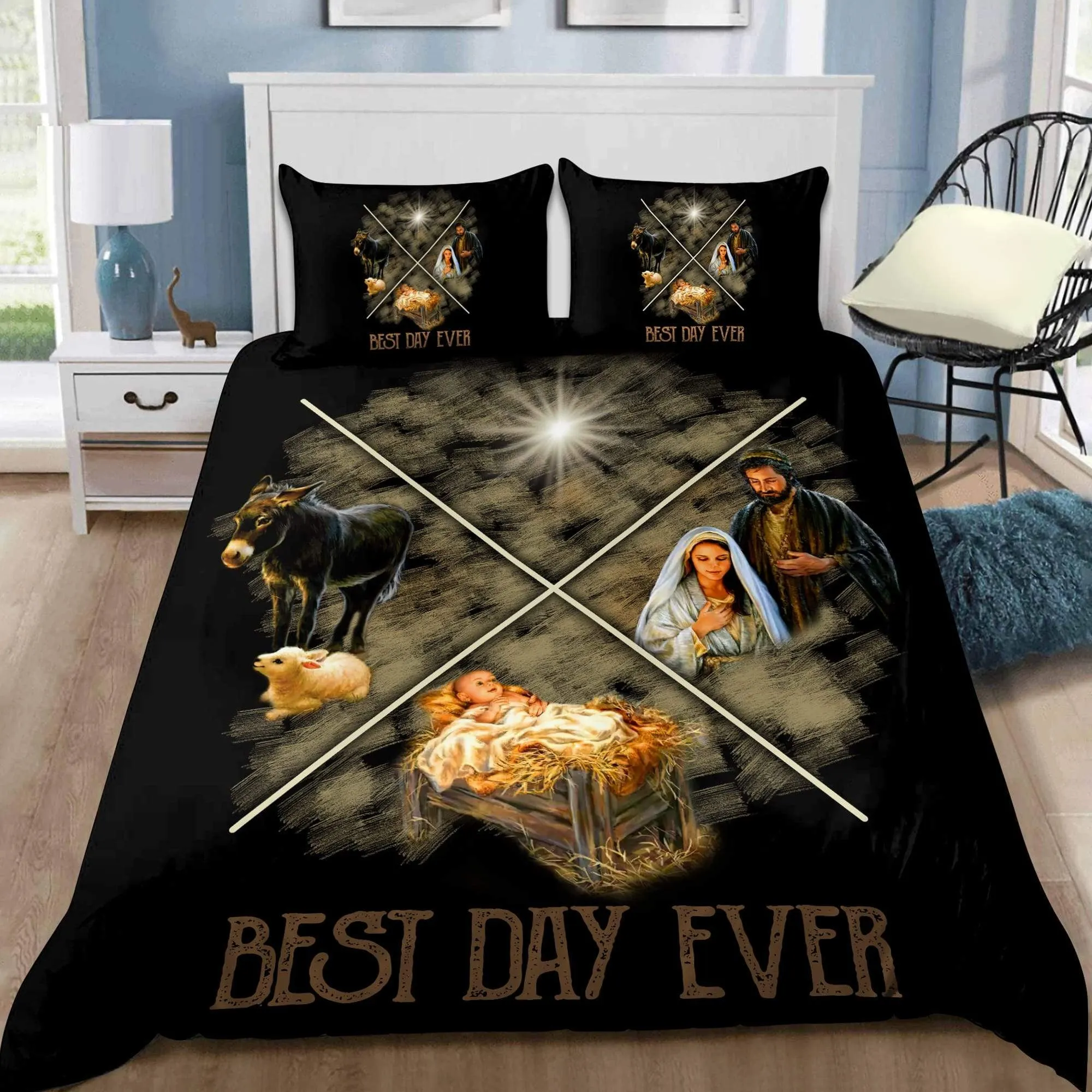 Best Day Ever Jesus Bedding Set - Christian Bedding Sets