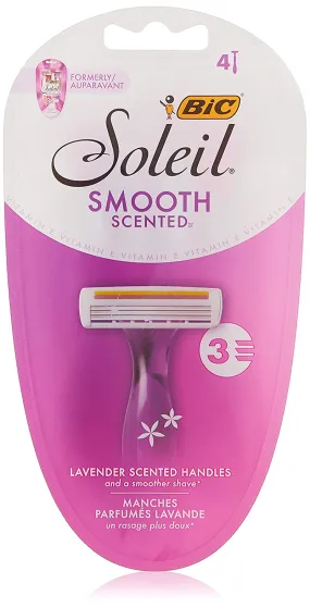 BIC Soleil Twilight Women'S 3-Blade Disposable Razor, 4 Count Package May Vary