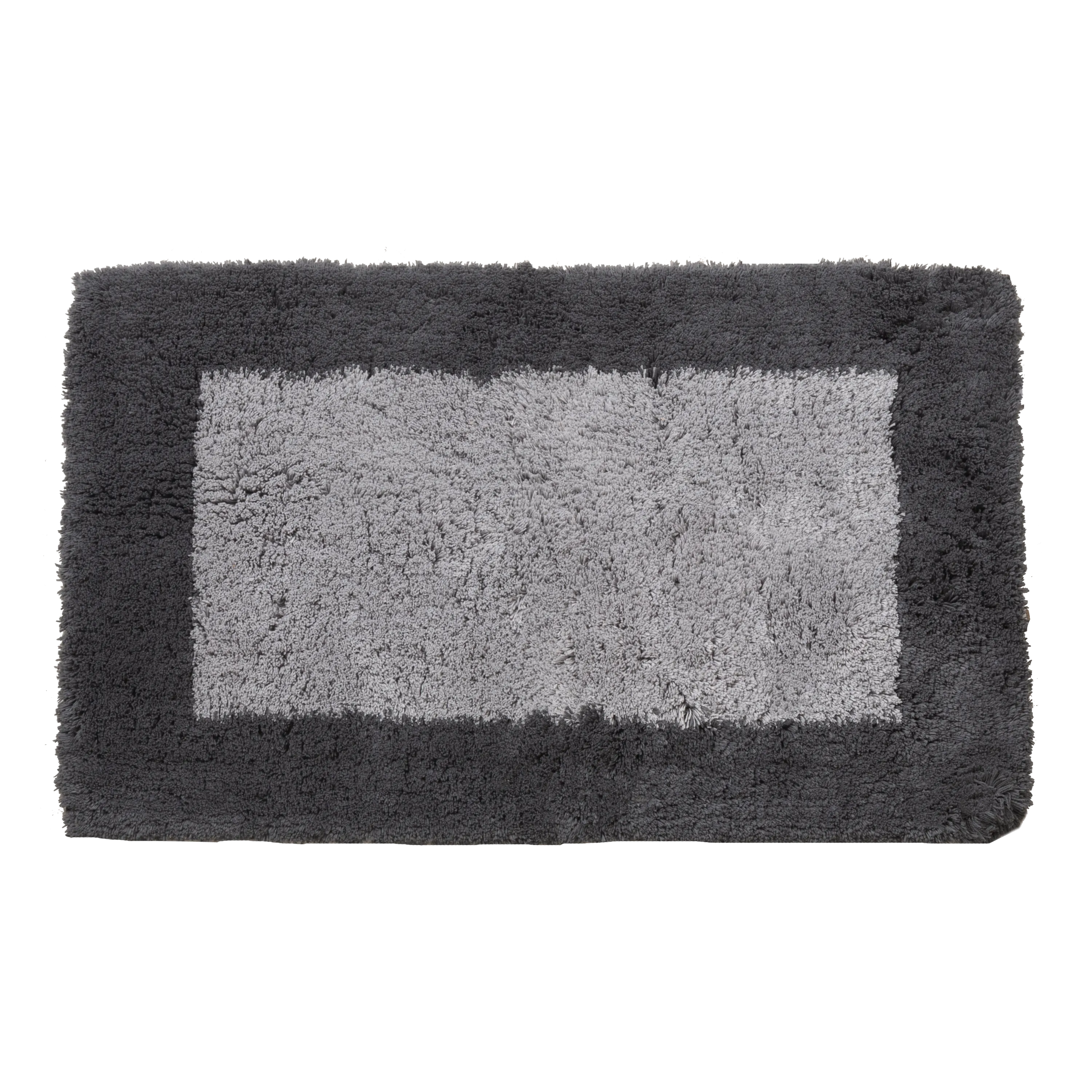 Bicolore Bath Rug Storm/Silver