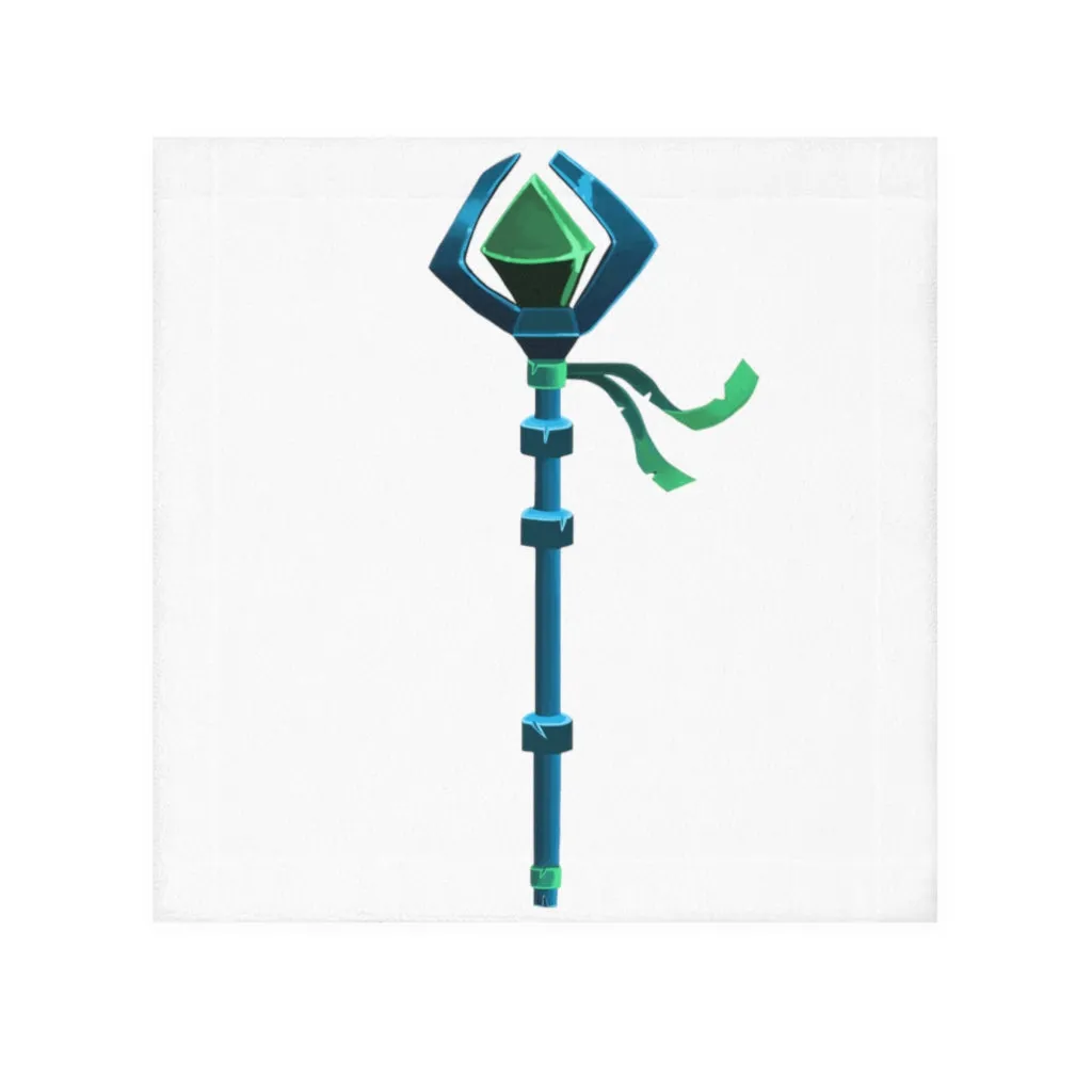 Blue Staff Face Towel