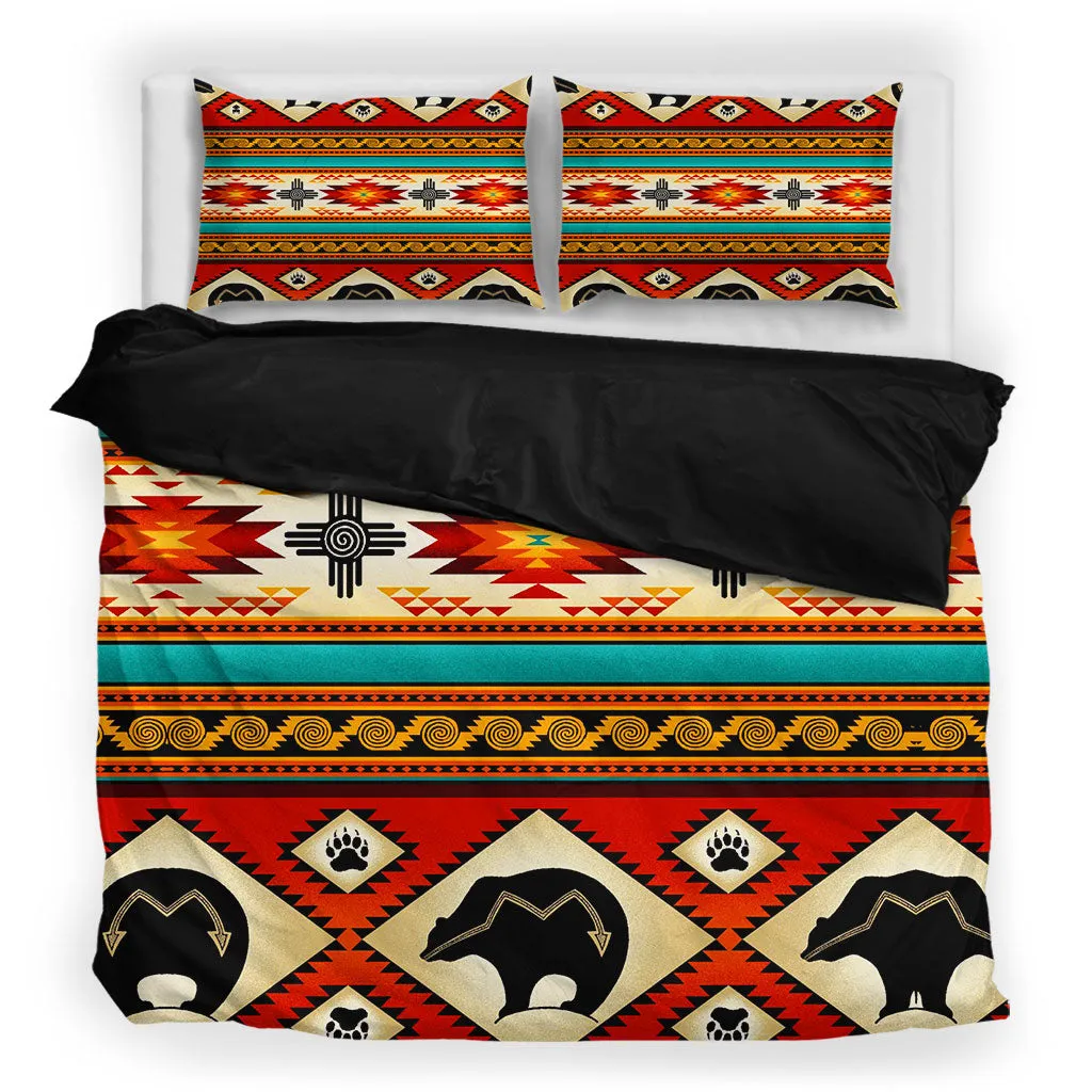 Border & Bear Patterns Bedding Set WCS