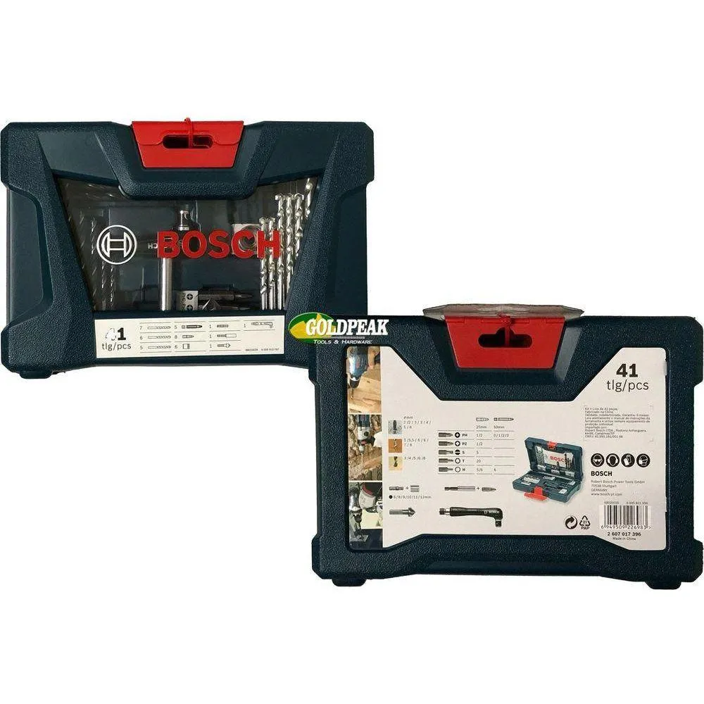 Bosch GSB 180-Li Cordless Hammer Drill   41 pcs Bit Set and Case