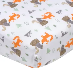 Boys Woodland Fitted Crib Sheet