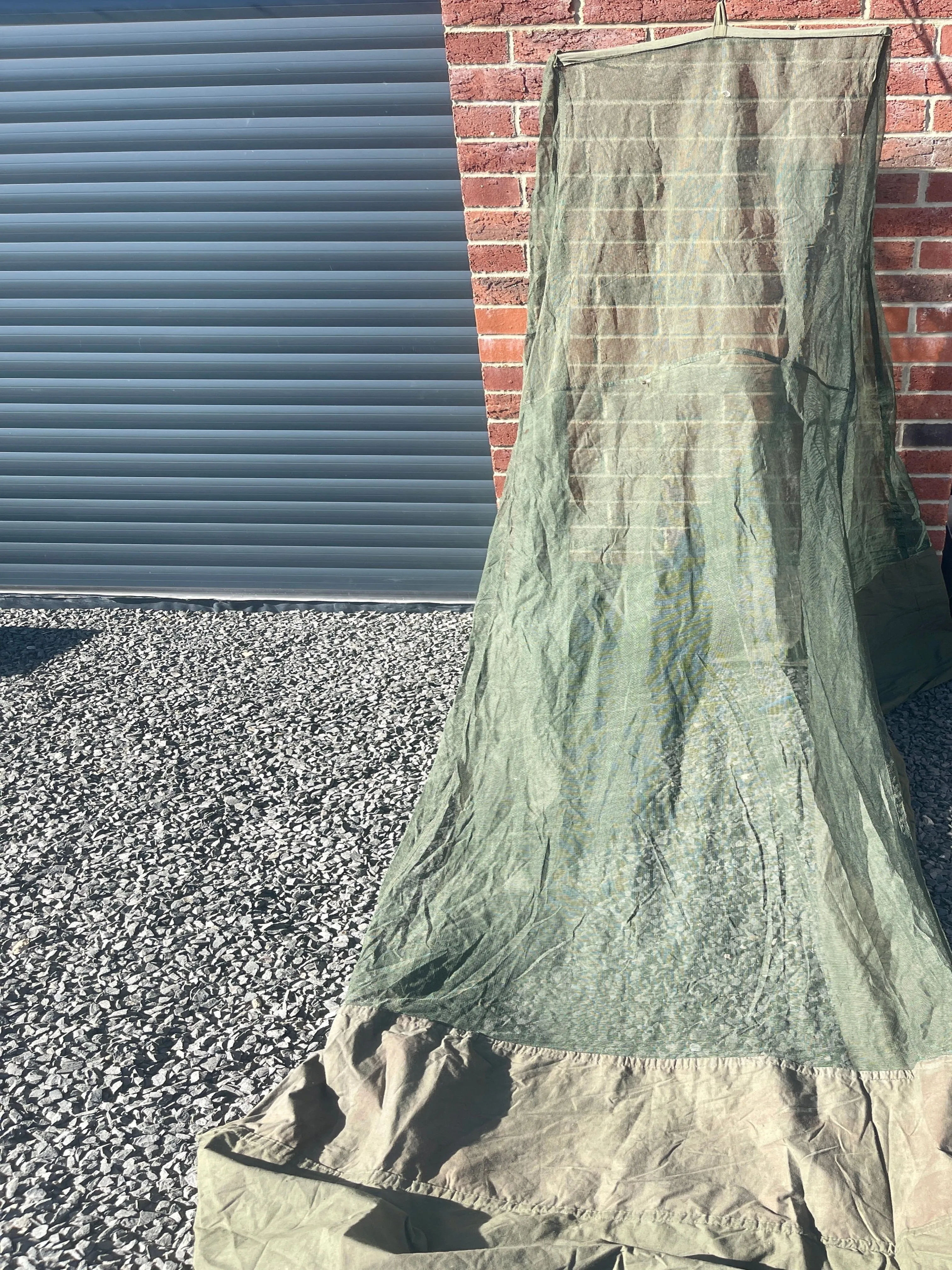 British 1946 Dated Green Mosquito Net