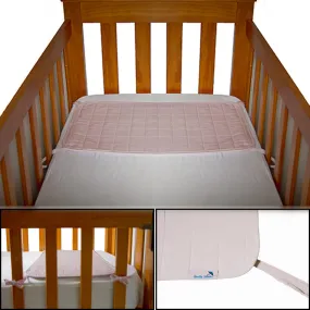 Brolly Sheets Waterproof Cot Pad with Ties - 2 Packs