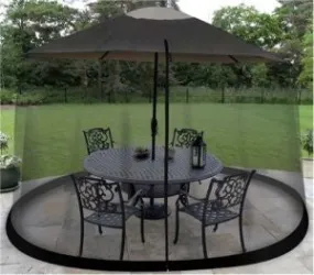 Bug Screen for Outdoor Patio Table Over The Umbrella Cover Net Netting Mosquito