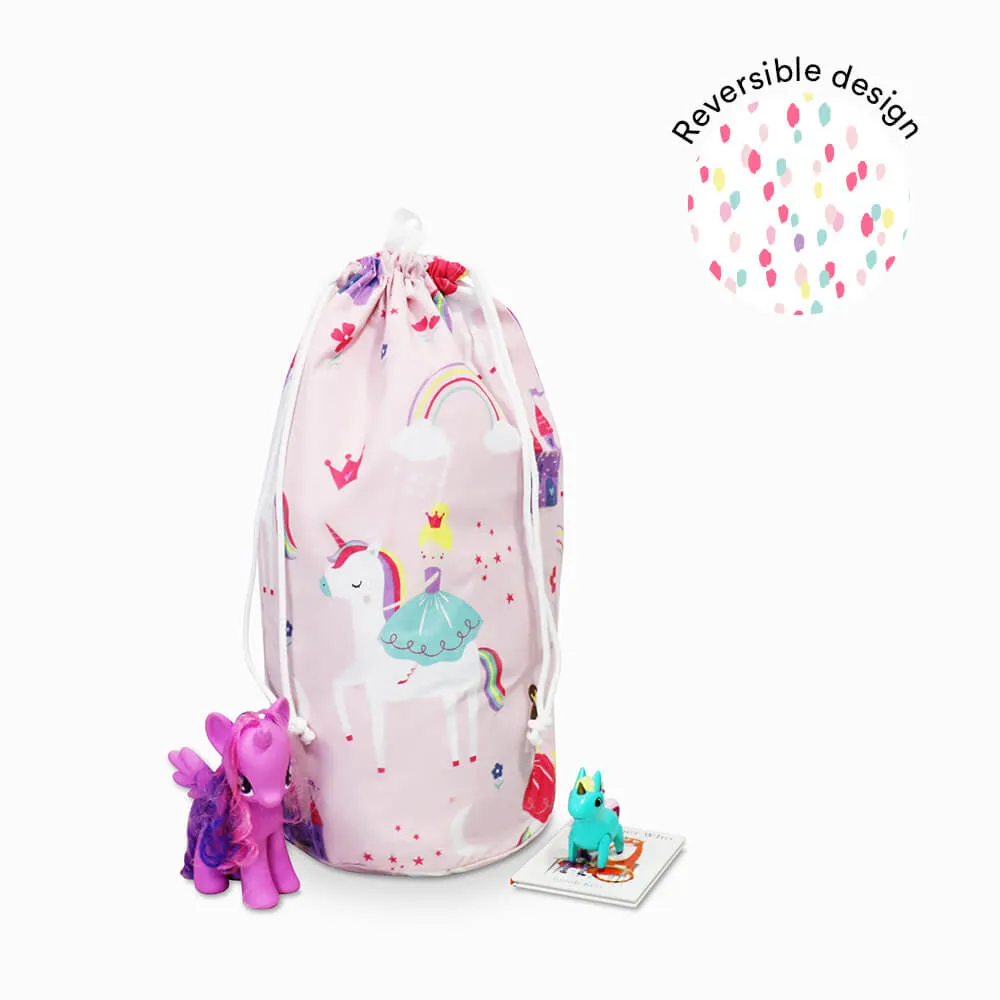 Castle Unicorn Toy Storage Bag