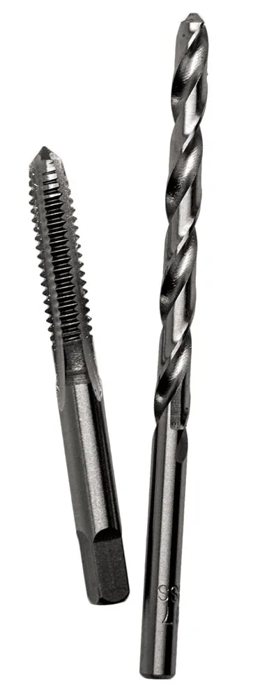 Century Drill And Tool Carbon Steel Plug Tap 1/2-13 And 27/64″ Brite Drill Bit Combo Pack