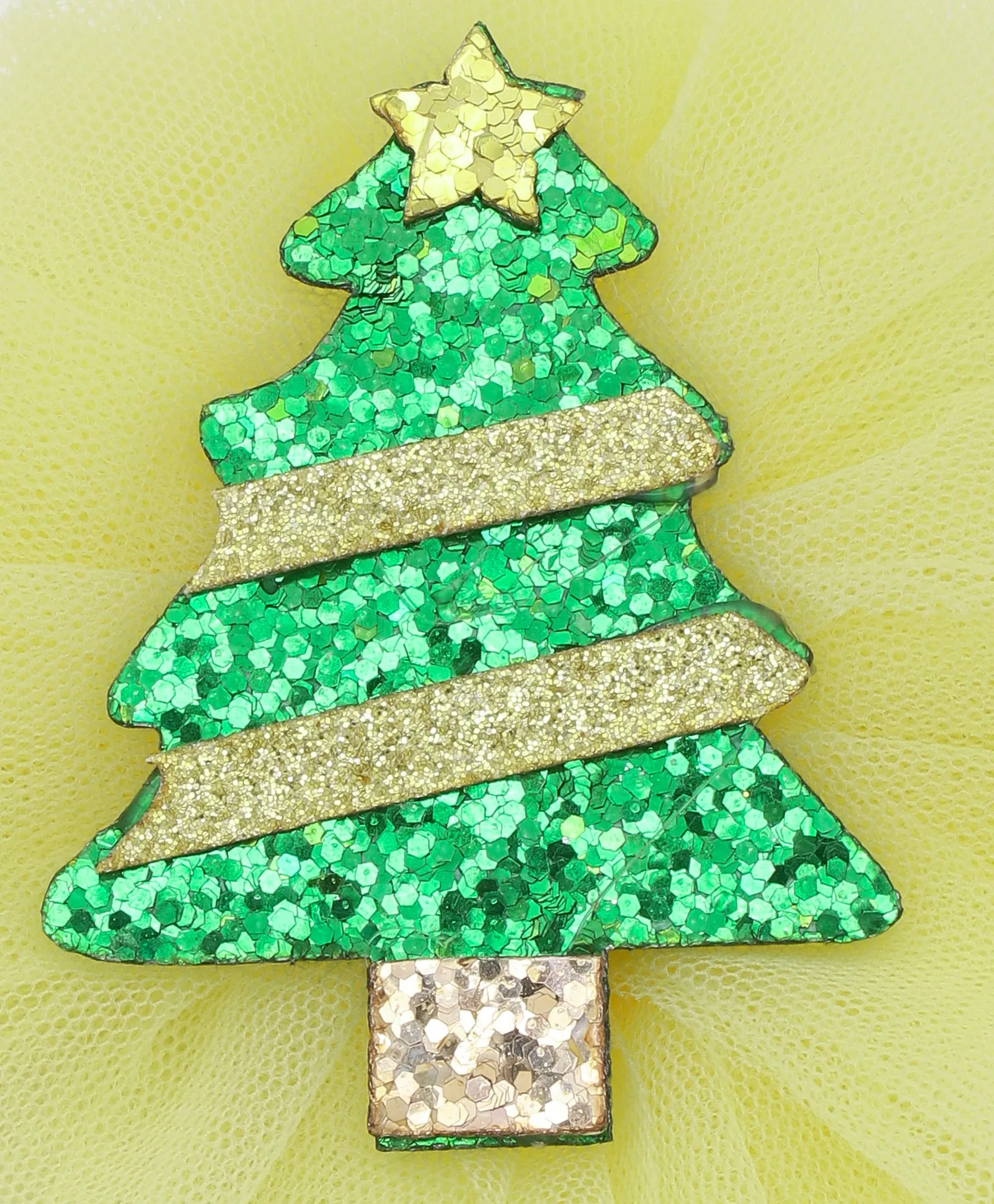 Christmas Tree Headband - Yellow