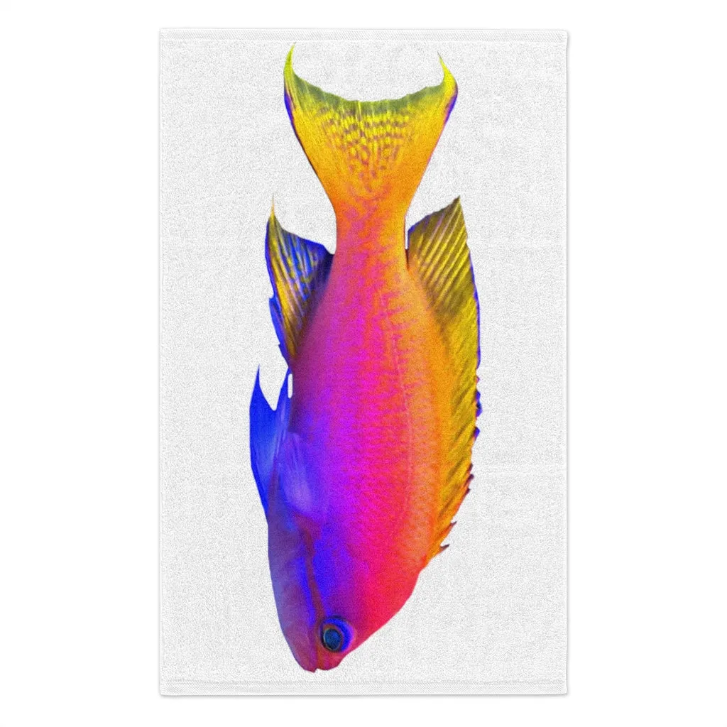 Colored Fish Rally Towel, 11x18