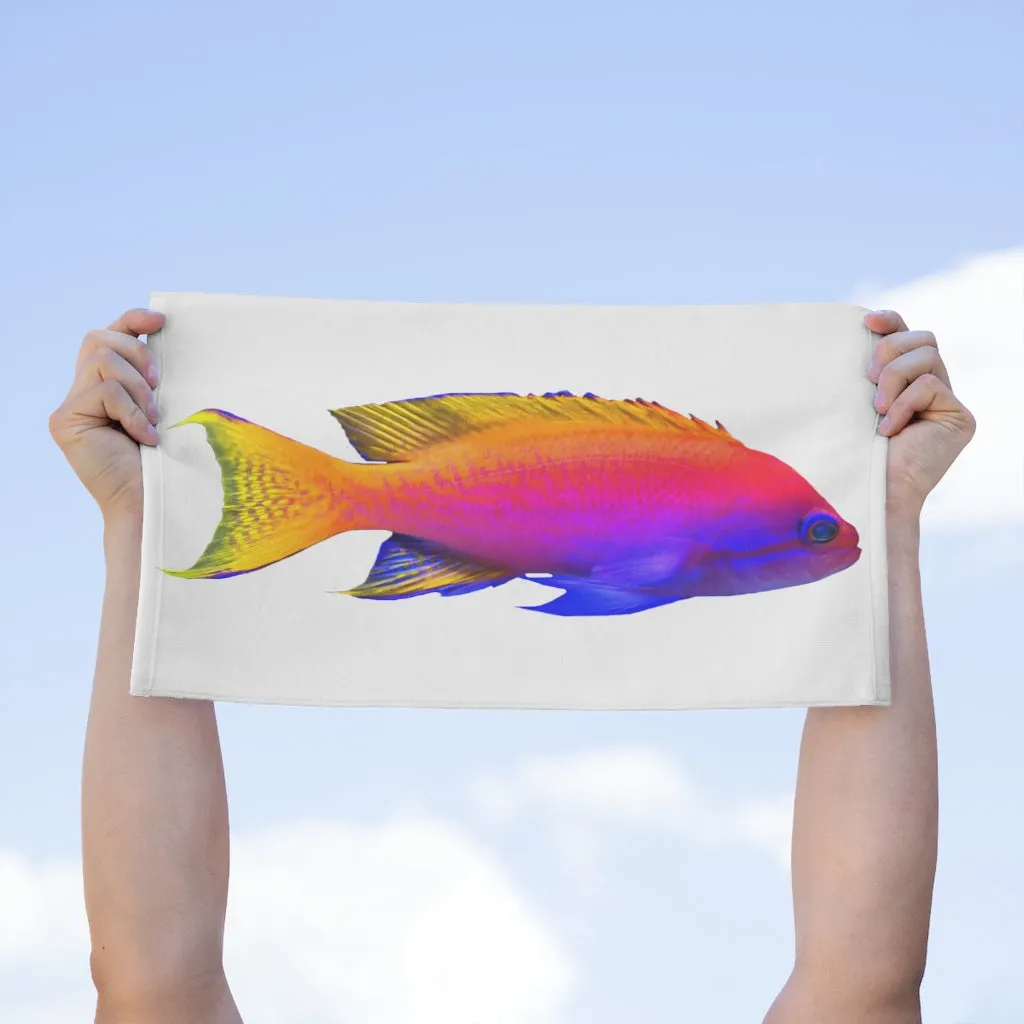 Colored Fish Rally Towel, 11x18