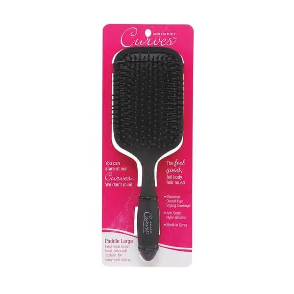 Cricket Curves Large Paddle Brush